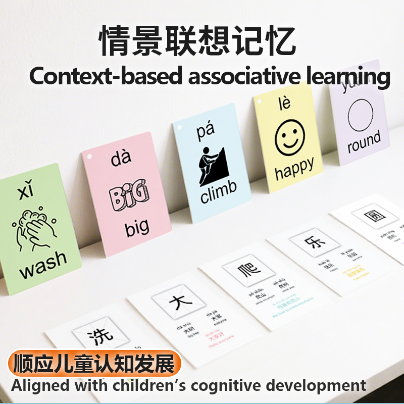 LCA Basic Chinese Characters Learning Set (99 Character Cards + Reading ...